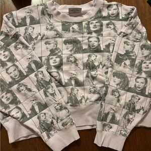 Taylor Swift Lavender Eras crop pullover